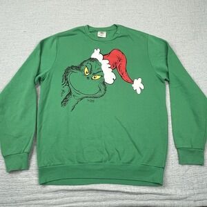 The‎ Grinch Sweater, Men's Size M, Green, Crewneck, Christmas